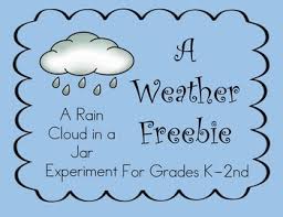 Altostratus clouds are made up of ice crystals and water droplets. Rain Cloud In A Jar Worksheets Teaching Resources Tpt