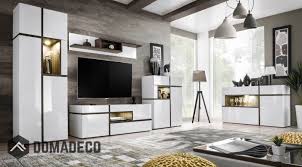 Chandler White Living Room Entertainment Center Living Room Entertainment Living Room Entertainment Center Modern Tv Wall Units