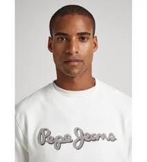 Pepe Jeans Sudadera Ryan Crew blanco