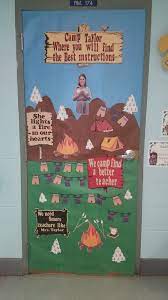 Teacher Appreciation Camping Teacher Appreciation Door Decorations Teacher Appreciation Doors Teacher Appreciation Week Themes
