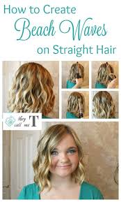 How To Create The Perfect Beachy Waves They Call Me T Straight Hairstyles Beach Waves For Short Hair Short Hair Waves