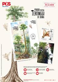 Pejabat pos daerah lahad datu; New Issues 2020 Malaysia World S Tallest Tropical Tree Philatelic Pursuits