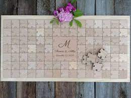 Clear glass material and smooth finish appearance polygonal, it is sparkling with different perspective, perfect wedding favors for guests. Custom Guest Book Puzzle Guest Book Alternative Puzzle Etsy Puzzle Guest Book Puzzle Guest Book Wedding Rustic Wedding Guest Book