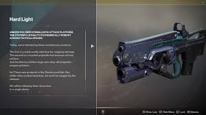 While assault rifles are deadly at close range, they are of little use at long distances. Hard Light Destiny 2 Shacknews