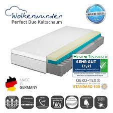 Matratzen kauft man online bei schlafwelt.de. Wolkenwunder Perfect Duo Ks Kaltschaummatratze Inkl Integriertem Topper Matratzen Online Kaufen Im Shop Von Matratzenunion