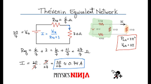 Finding thevenin's equivalent circuit in a bipolar junction transistor circuit Thevenin Equivalent Circuit Example Youtube