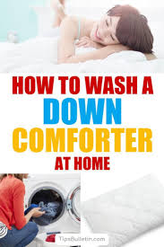 Usually the cover can be washed and dried in a regular capacity washer and dryer. The Best Way To Wash A Down Comforter Pillows At Home Down Comforter Washing Down Comforter Comforters