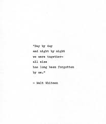Walt Whitman Hand Typed Quote We Were Together Vintage Typewriter Print Letterpress Quote Leaves Of Grass American History Whitman Poem Typed Quotes Romantic Words Whitman Poems