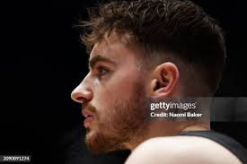 Adam Tobin of Falcons performs