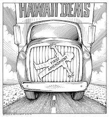 Political cartoons and the first amendment purpose: Editorial Cartoon First Amendment Hit By Hawaii Democrats Political Cartoon Hawaii Politics Honolulu Weekly Pritchett Cartoons