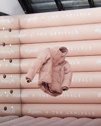 the arrivals latest nyc pop up is powered by dyson hair dryers brand activation ideas the arrivals retail store design