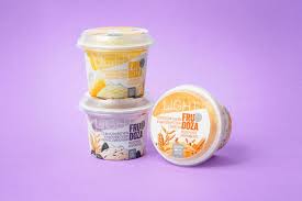 Frudoza Light Ice Cream Ice Cream Ice Cream Tubs Brand Packaging