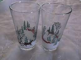 Explore your search on topsearch.co for united states. 2 Vintage Christmas Drinking Glasses Drink Barware Kitchen Dining Safarni Org