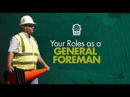 Your Roles As A General Foreman - Youtube