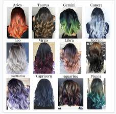 Zodiac Sign Hair Colors Zodiac Signs Sagittarius Zodiac Signs Colors Zodiac Sign Fashion