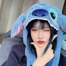 Disney Stitch Anime Women's Plush Hats Stitch Figure Cartoon Cute Ear Sway  Caps Gifts For Girls Children Winter Warm Hat gifts