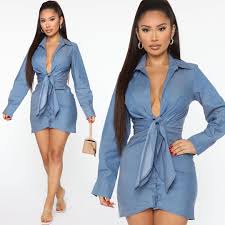 Fashionnova Com On Instagram Denim Dresses By Nova Search All Good With You Mini Dress Search Always On Top In 2020 Mini Dress Dresses Dresses For Work