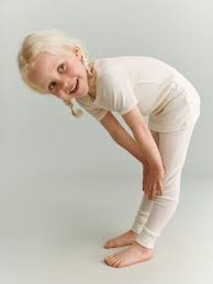 Kids' merino wool long johns in Nature - $39.99 - Dilling