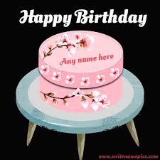 It's very simple, just choose the bday cake image, type name and upload your friend photo. Happy Birthday Cake With Name Generator