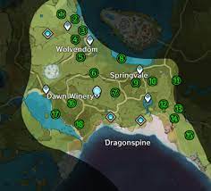 Interactive, searchable map of genshin impact with locations, descriptions, guides, and more. Anemoculus Locations And Map Genshin Impact Game8
