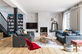 Maison De Famille Esprit Vintage Agencement Salon Amenagement Salon Idee Decoration Salon