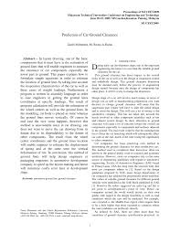 How is my car loan eligibility calculated? Pdf Prediction Of Car Ground Clearance