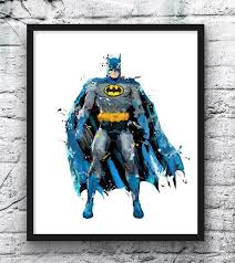 All fine art papers are either 100% cotton or fiber based. Batman Watercolor Print Superhero Art Movie Poster Justice League Dc Comics Wall Art Home Decor Kid Superhero Art Watercolor Art Prints Watercolor Print