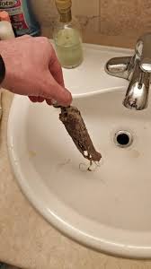 bathroom sink was slow draining. imgur