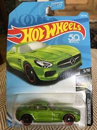 2018 hot wheels 5 2015 mercedes benz amg gt green nightburnerz ebay