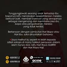 Bahkan, ibu lebih memikirkan kesehatan yang ada di dalam kandungannya dari pada dirinya sendiri. Dimana Salahnya Sambutan Hari Ibu Mohammad Yaakub Yusra Facebook