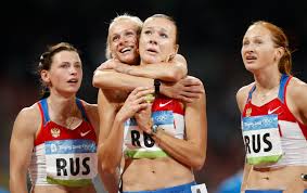 Eighty athletes from 64 nations competed. Russia Wins Women S 4x100m Relay Gold