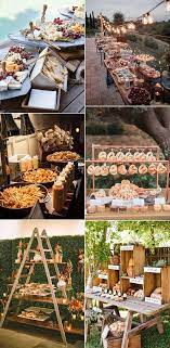 15 Delicious Wedding Food Station Ideas Your Guests Will Love Oh Best Day Ever Rustic Wedding Foods Wedding Food Table Wedding Food Stations