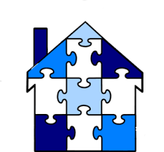 Puzzle Pieces House Clip Art Vector Clip Art Online Royalty Free