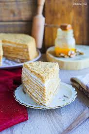 Tort Medovik Cu Miere Pas Cu Pas I Rețetă Video Ricette Dolci Dolci Dolci Da Colazione