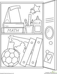 Free download 38 best quality locker coloring pages at getdrawings. School Locker Worksheet Education Com