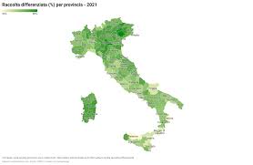 Rifiuti urbani nelle province e nei comuni italiani nel 2021 - Ambiente e  non solo...