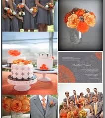 Orange And Grey Wedding Orange Wedding Decorations Orange Grey Wedding Orange Wedding
