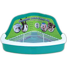 Place the rat in the designated litter tray to let it know that it is there. Amazon Com Rabbit Litter Box Rat Litter Tray Ferret Potty Training Corner Litter Pan Cage Cleaner For Chinchillas Guinea Pigs Kitchen Dining