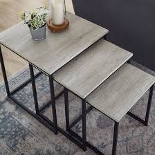 Alaterre claremont rustic wood coffee table. China Home Furniture Set Rustic White 3 Piece Nesting Tables For Living Room China Home Furniture Set Glass Coffee Table