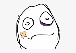 Derp Face Meme Png Pessoa Machucada Png Png Image Transparent Png Free Download On Seekpng