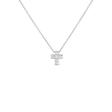 Magical, meaningful items you can't find anywhere else. 18k White Gold Cross Pendant With Diamonds Little Switzerland