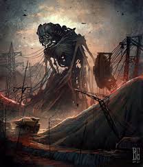 Boris Groh On Instagram My First Personal Work In This Year Finally Art Digital Borisgroh Procreate Creepy Industry Art Kaiju Art Horror Art