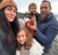 Bryan Danielson with his wife and kids ❤️❤️❤️