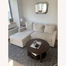 Local pickup is not available for this item. Pottery Barn Metropolitan Round Coffee Table Aptdeco