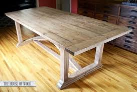 Rustic Yet Refined Wood Finish Diy Dining Table Diy Dining Diy Dining Room Table