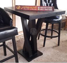 Maybe you would like to learn more about one of these? Jual Meja Cafe Minimalis Silang Unik Hitam Kayu Solid Jati