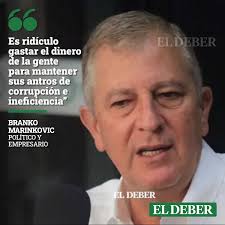 Gabriela Montaño dijo que la privatización es el único plan que tiene la  derecha en Bolivia para las elecciones de 2025.  https://eldeber.com.bo/pais/marinkovic-a-masistas-es-ridiculo-gastar-el-dinero-de-la-gente-para-mantener-sus-antros-de-corrupcio_387374