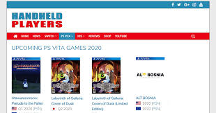 Upcoming Ps Vita Games 2020 Handheld Players