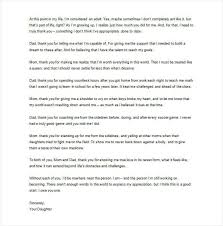 Letter To My Parents Kays Makehauk Co Throughout A Thank You Letter To My Parents 2229 Thank You Letter Thank You Letter Sample Letter To Dad
