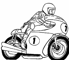Voiture sport / tuning (transport). Coloriage Moto De Police Gratuit